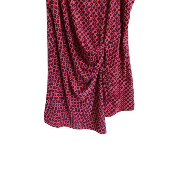 Banana Republic Geo Print Drape Front Twist Tank Top S - Picture 3 of 8